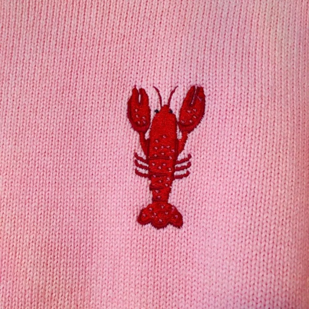 Kiel James Patrick Fresh Catch Lobster Sweater Pink Red Small Or  Medium! Rare! - Picture 4 of 9